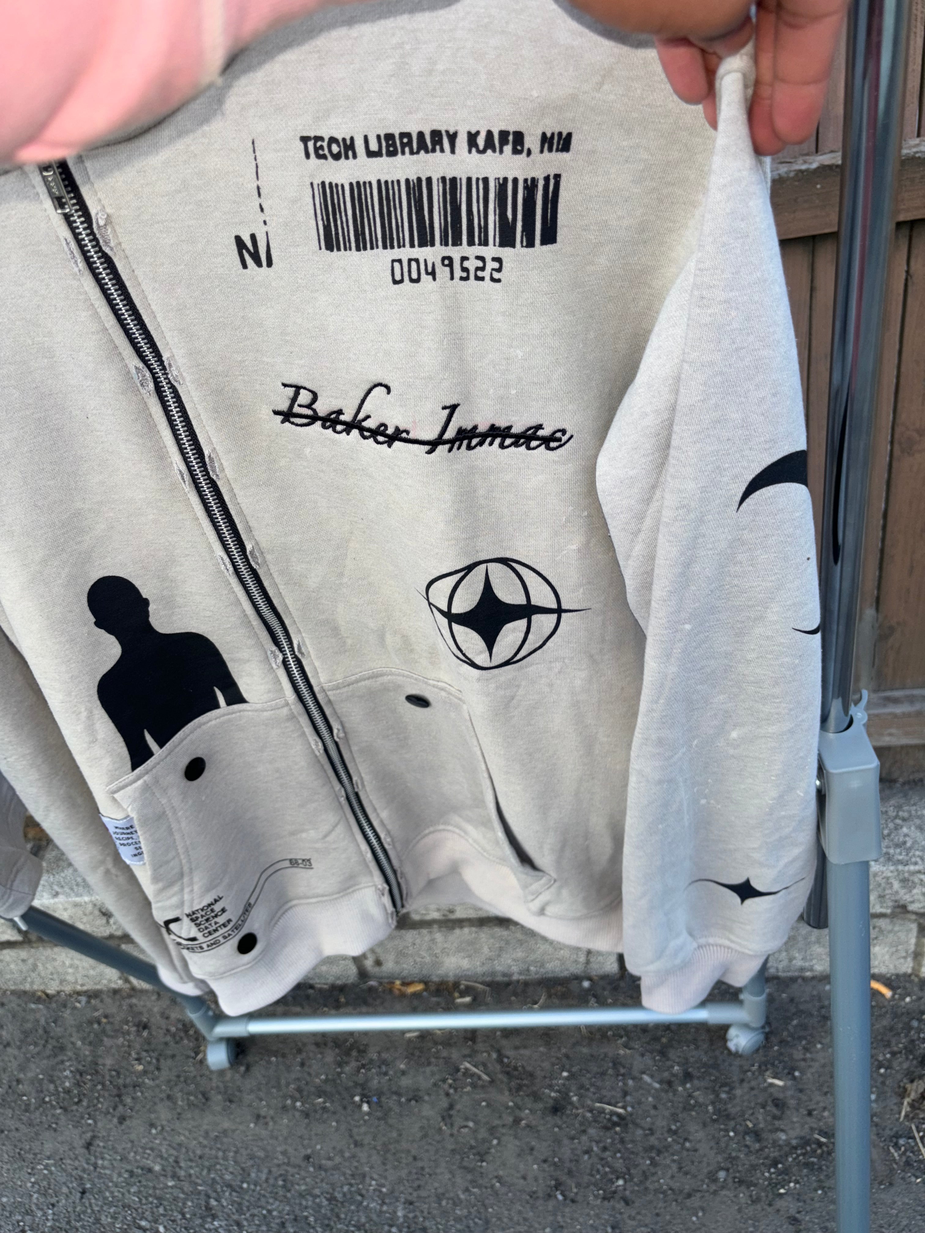 “PRETTY GIRLS LOVE BAKER” Zip- Up Hoodie