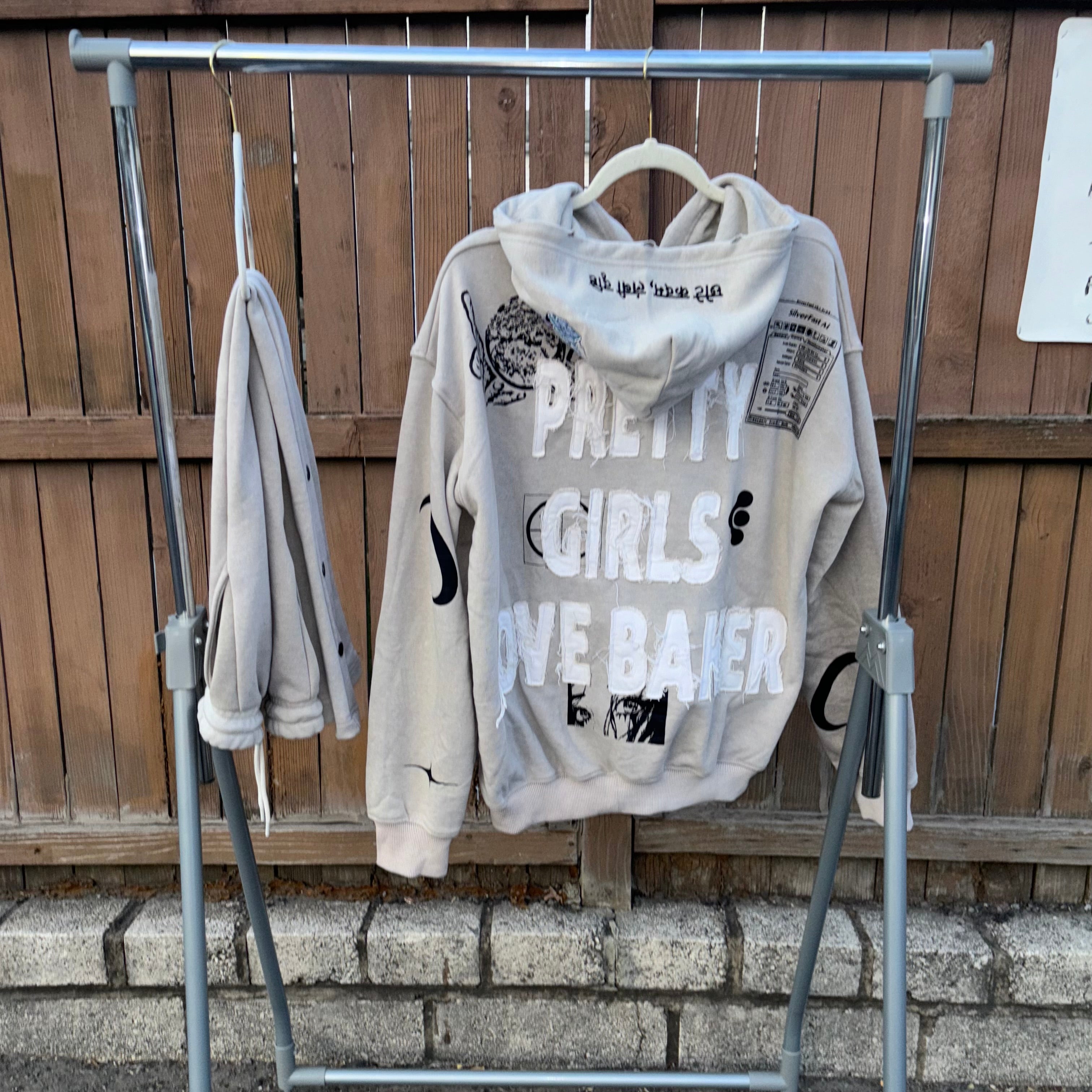“PRETTY GIRLS LOVE BAKER” Zip- Up Hoodie