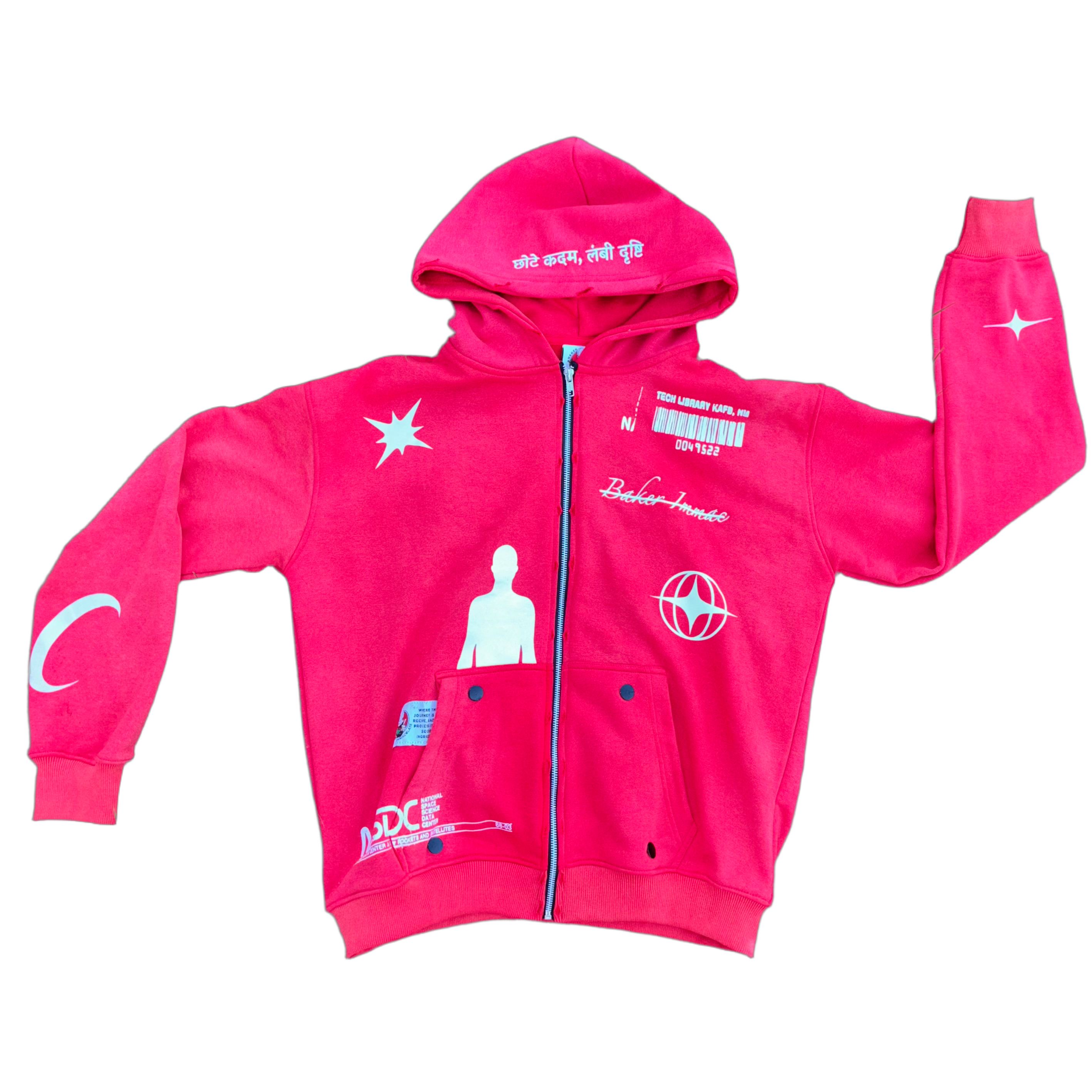 “PRETTY GIRLS LOVE BAKER” Zip- Up Hoodie
