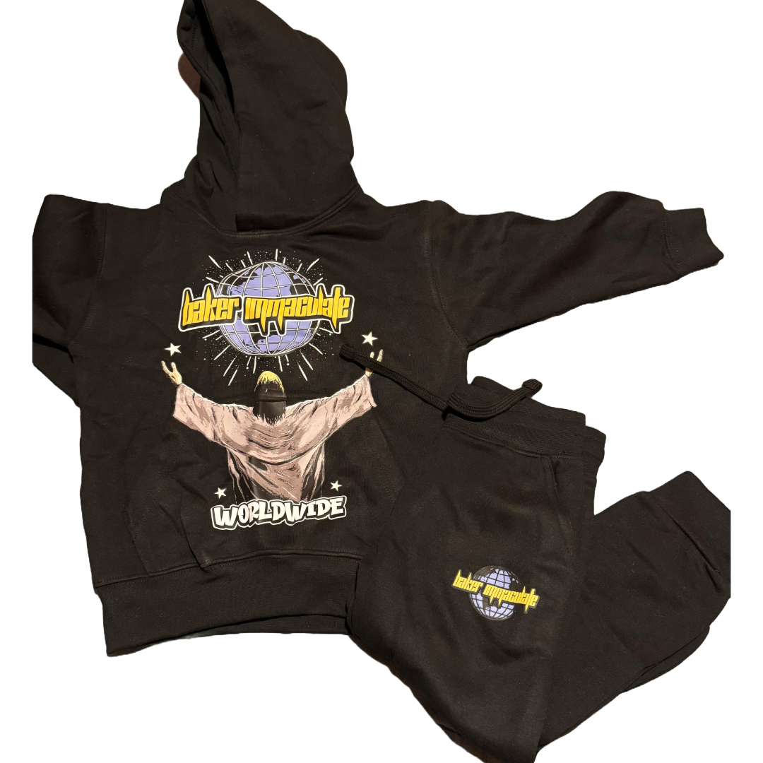 *PRE-ORDER* Kids "BAKER IMMAC WORLD WIDE" Sweatsuit