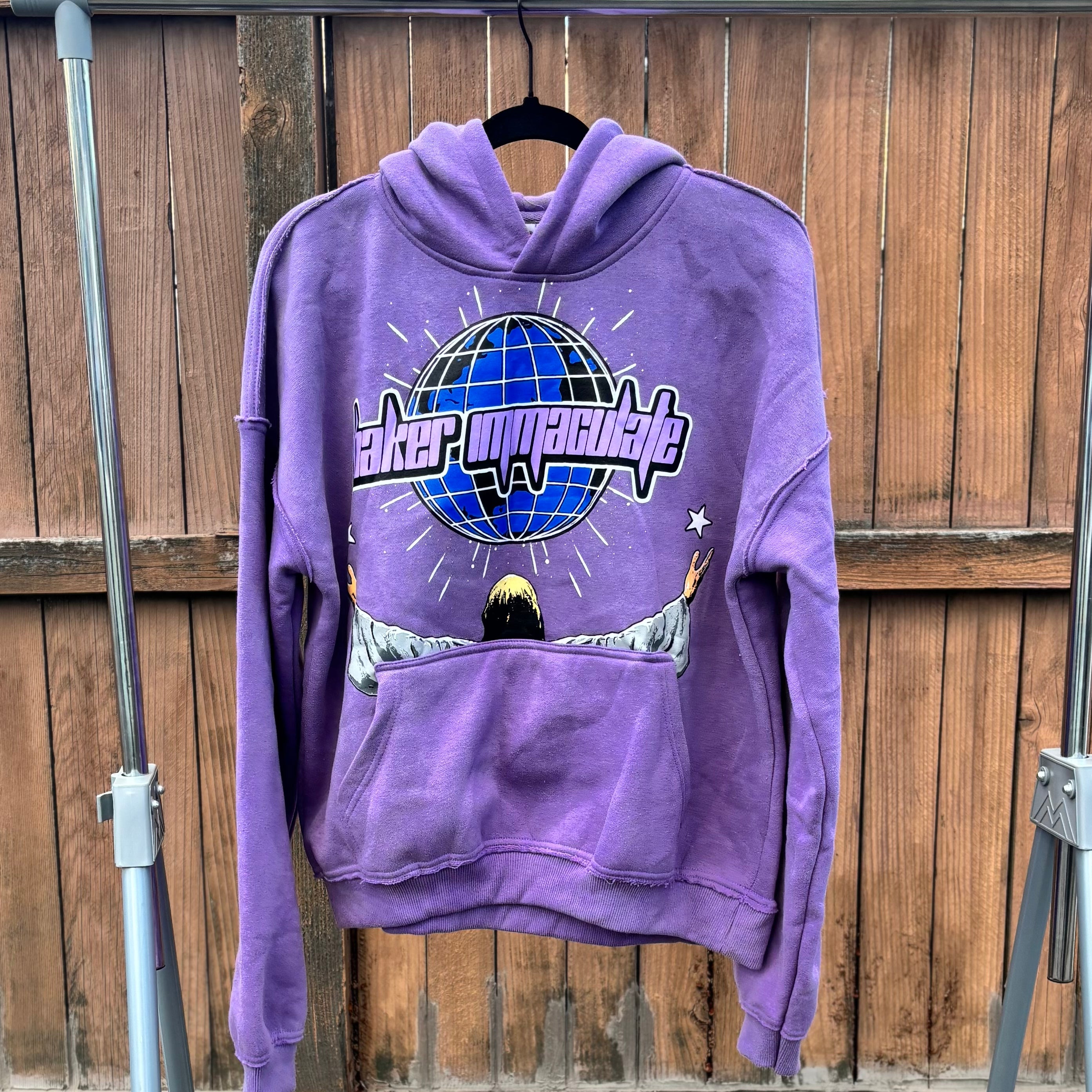 PURPLE "BAKER IMMAC WORLDWIDE" HOODIE