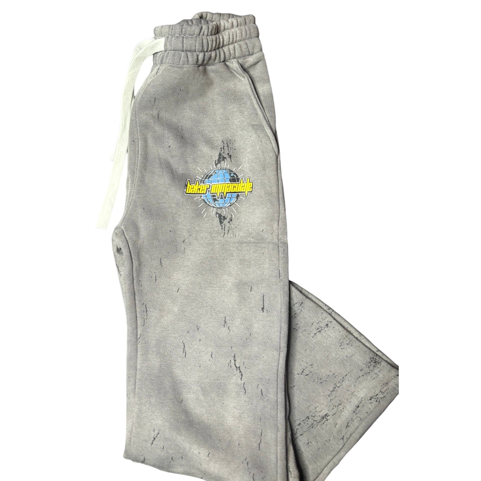 GREY "BAKER IMMAC WORLDWIDE" SWEATPANTS