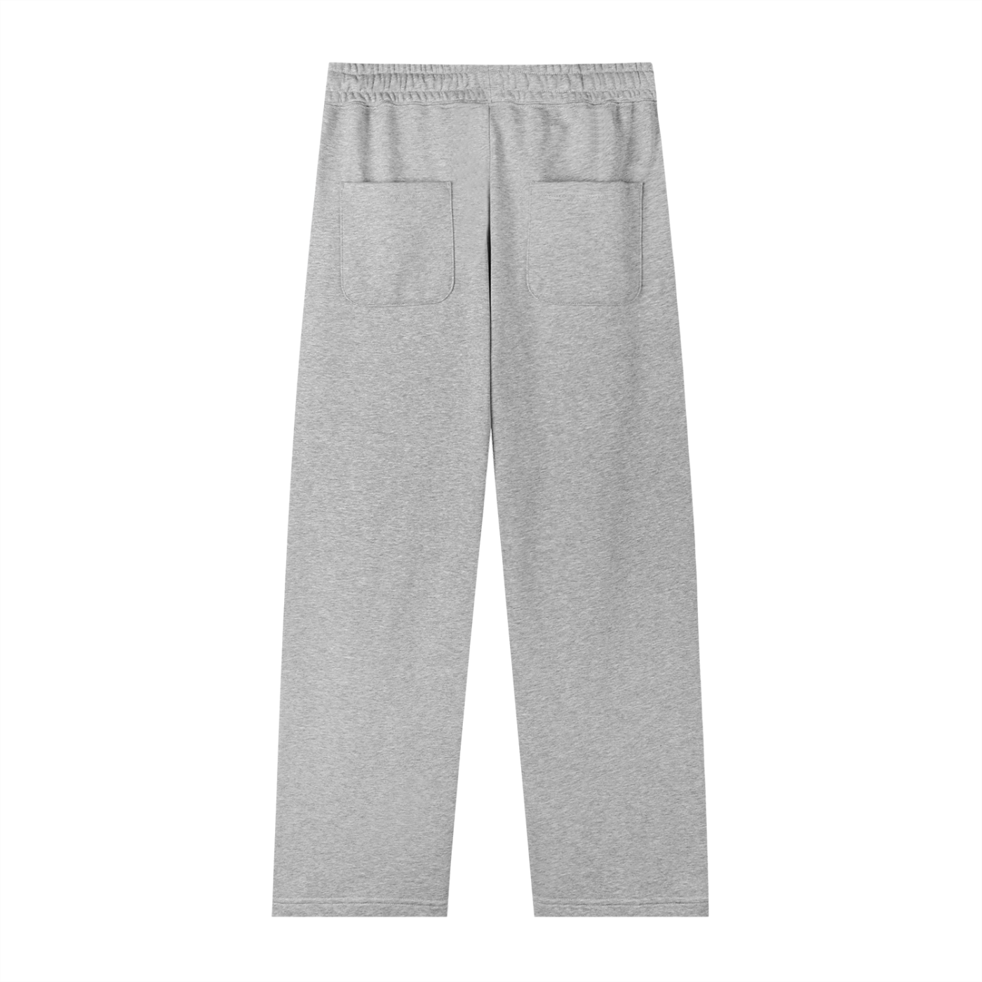 "LESS" Pink Straight-Leg Sweatpants