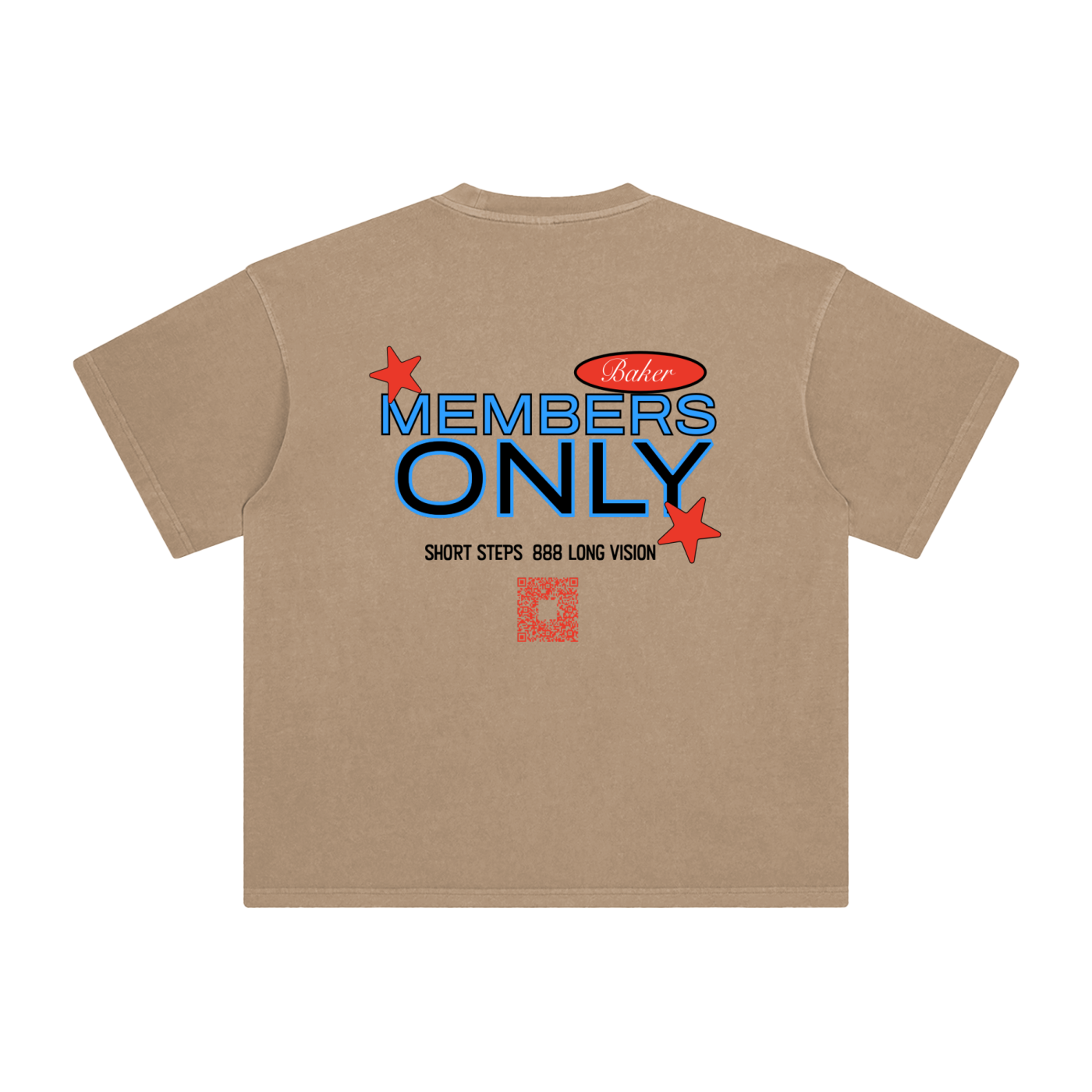 Tan Members Only Tee